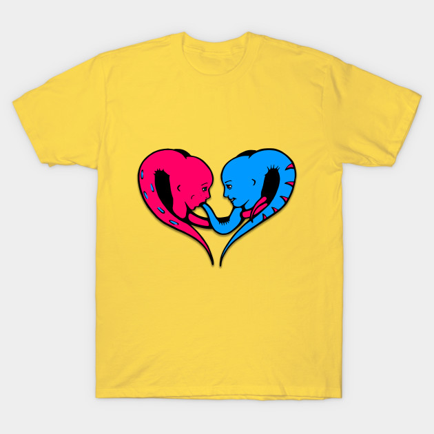left and right twix shirts
